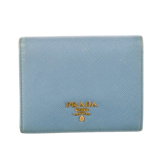 Prada Handbags - Prada Saffiano Leather Compact Wallet